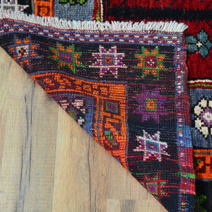 Hand-Knotted Oriental Vintage Turkish Bursa Handmade Wool Prayer Rug (Size 3.1 X 4.2) Cwral-9762