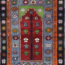 Load image into Gallery viewer, Hand-Knotted Oriental Vintage Turkish Bursa Handmade Wool Prayer Rug (Size 3.1 X 4.2) Cwral-9762