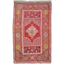 Load image into Gallery viewer, Hand-Knotted Oriental Vintage Turkish Kirsehir Handmade Wool Rug (Size 3.6 X 5.5) Cwral-9771