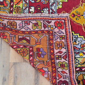 Hand-Knotted Oriental Vintage Turkish Kirsehir Handmade Wool Rug (Size 3.6 X 5.5) Cwral-9774