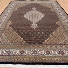 Load image into Gallery viewer, Hand-Knotted Mahi Tabriz Design Handmade Wool &amp; Silk Rug (Size 9.8 X 14.0) Cwral-9813