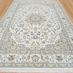 Traditional Design Hand-Knotted Wool/Silk Handmade Rug (Size 9.8 X 14.0) Cwral-9825