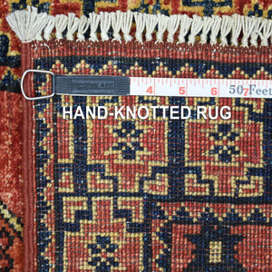 Hand-Knotted Afghan Ersari Tribal Handmade Wool Traditional Rug (Size 2.0 X 3.1) Cwral-9831