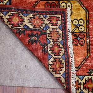 Hand-Knotted Afghan Ersari Tribal Handmade Wool Traditional Rug (Size 2.0 X 2.9) Cwral-9834