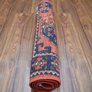 Hand-Knotted Afghan Ersari Tribal Handmade Wool Traditional Rug (Size 2.0 X 3.0) Cwral-9837