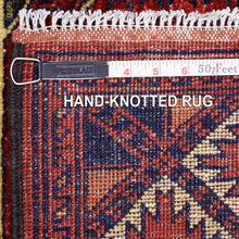 Load image into Gallery viewer, Hand-Knotted Afghan Ersari Tribal Handmade Wool Traditional Rug (Size 3.4 X 4.9) Cwral-9843