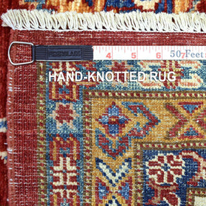 Hand-Knotted Tribal Causanian Design Handmade Wool Traditional Rug (Size 8.1 X 10.2) Cwral-9846