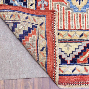 Hand-Knotted Afghan Ersari Handmade Wool Traditional Rug (Size 6.1 X 9.0) Cwral-9864