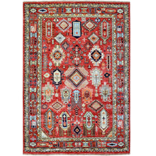 Load image into Gallery viewer, Hand-Knotted Afghan Ersari Handmade Wool Traditional Rug (Size 6.1 X 8.7) Cwral-9867