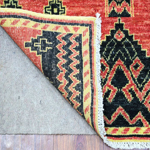 Hand-Knotted Peshawar Chobi Handmade Wool Southwestern Design Rug (Size 2.5 X 9.11) Cwral-9891