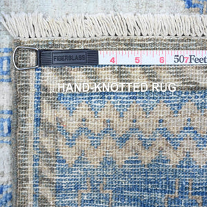 Hand-Knotted Peshawar Chobi Handmade Wool Southwestern Design Rug (Size 2.6 X 11.6) Cwral-9894