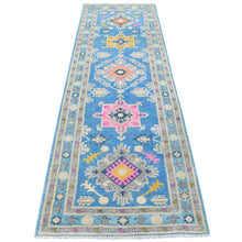 Load image into Gallery viewer, Hand-Knotted Vintage look Kazak Design Handmade Wool Rug (Size 2.10 X 9.2) Cwral-9909
