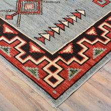 Load image into Gallery viewer, Hand-Knotted Peshawar Southwestern Design Handmade Wool Rug (Size 10.4 X 13.6) Cwral-9936