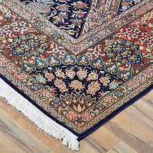 Load image into Gallery viewer, Hand-Knotted Traditional Design Kashmiri Silk Handmade Rug (Size 8.0 X 11.0) Cwral-9954