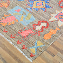 Load image into Gallery viewer, Hand-Knotted Moroccan Style Handmade Wool Rug (Size 7.8 X 9.10) Cwral-9960