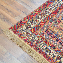 Load image into Gallery viewer, Fine Soumack Weave Tribal Design Handmade Wool Rug (Size 4.4 X 7.0) Cwral-9981