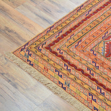 Load image into Gallery viewer, Hand-Knotted And Soumak Tribal Handmade Wool Rug (Size 5.6 X 6.6) Cwral-9999