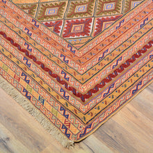 Load image into Gallery viewer, Hand-Knotted And Soumak Tribal Handmade Wool Rug (Size 5.6 X 6.6) Cwral-9999