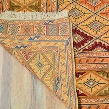 Load image into Gallery viewer, Multi-Weave Oriental Soumak Tribal Handmade Wool Rug (Size 5.5 X 6.9) Cwral-10002