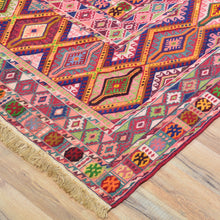 Load image into Gallery viewer, Multi-Weave Oriental Soumak Tribal Handmade Wool Rug (Size 4.10 X 6.3) Cwral-10005