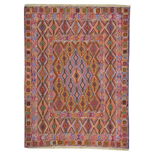 Load image into Gallery viewer, Multi-Weave Oriental Soumak Tribal Handmade Wool Rug (Size 4.9 X 6.5) Cwral-10011