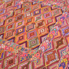 Load image into Gallery viewer, Multi-Weave Oriental Soumak Tribal Handmade Wool Rug (Size 5.0 X 6.2) Cwral-10023
