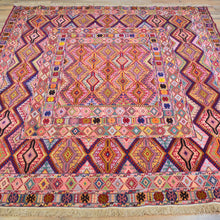 Load image into Gallery viewer, Multi-Weave Oriental Soumak Tribal Handmade Wool Rug (Size 5.3 X 6.2) Cwral-10029