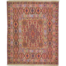 Load image into Gallery viewer, Multi-Weave Oriental Soumak Tribal Handmade Wool Rug (Size 5.1 X 6.3) Cwral-10032