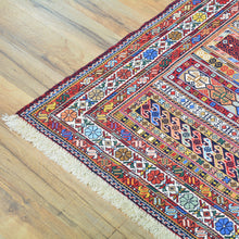 Load image into Gallery viewer, Fine Soumack Weave Tribal Design Handmade Wool Rug (Size 3.4 X 4.11) Cwral-10038