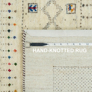 Hand-Knotted Modern Lori Gabbeh Design Wool Handmade Rug (Size 6.0 x 9.1) Cwral-10053
