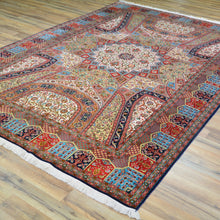 Load image into Gallery viewer, Hand-Knotted Traditional Design Kashmiri Silk/Silk Handmade Rug (Size 6.0 X 9.0) Cwral-10467