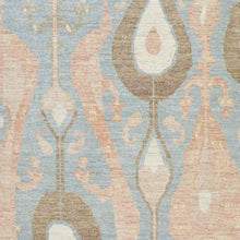 Load image into Gallery viewer, Hand-Knotted Wide Runner Ikat Design 100% Wool Rug Handmade (Size 4.2 X 10.3) Cwral-1443