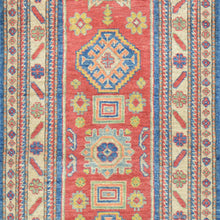Load image into Gallery viewer, Hand-Knotted Tribal Kazak Caucasian Design 100% Wool Rug (Size 2.8 X 9.9) Brral-1551