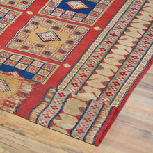 Load image into Gallery viewer, Hand-Knotted And Soumak Tribal Village Handmade Wool Rug (Size 6.0 X 9.0) Brrsf-1581