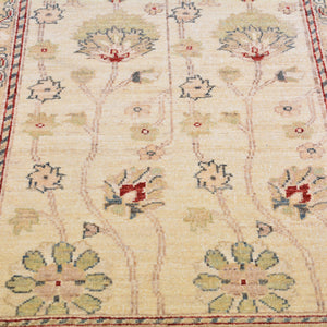 Hand-Knotted Peshawar Oushak Design 100% Wool Rug (Size 2.9 X 14.3) Brral-1611