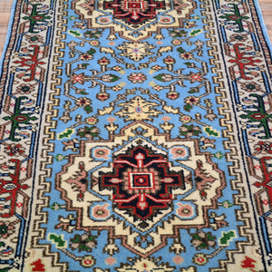Hand-Knotted Serapi/Hariz Traditional Design 100% Wool Rug (Size 2.8 X 9.11) Brral-1725