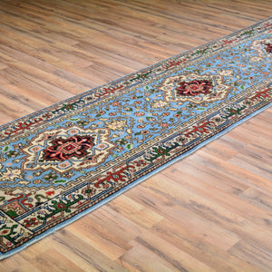 Hand-Knotted Serapi/Hariz Traditional Design 100% Wool Rug (Size 2.8 X 9.11) Brral-1725