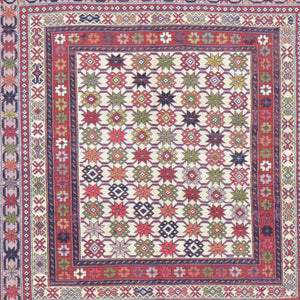 Soumak Fine Afghani Tribal Design Handmade Wool Rug (Size 4.0 X 6.0) Brrsf-1794