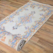 Load image into Gallery viewer, Hand-Knotted Vintage Kerman Design Handmade 100% Wool Rug (Size 2.6 X 11.4) Cwral-1815