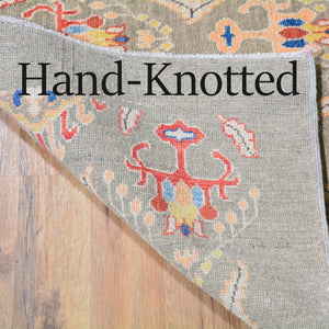 Hand-Knotted Modern Kazak Design 100% Wool Rug Handmade (Size 2.7 X 9.8) Brral-1845