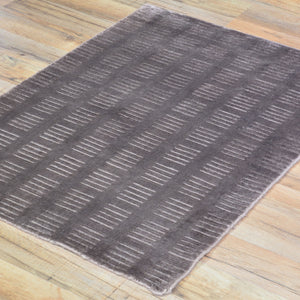 Hand-Loomed Fine Bamboo Slik Wool Rug (Size 2.1 X 3.0) Cwral-1962