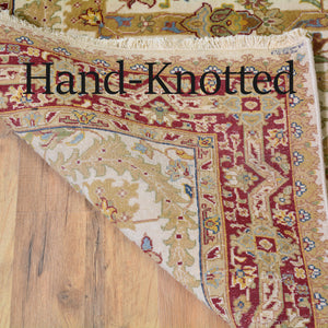 Hand-Knotted Oriental Tribal Design Handmade New Zealand Wool (Size 3.3 X 13.4) Brrsf-201