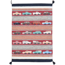 Load image into Gallery viewer, Hand-Woven Handmade Car Design Wool Rug (Size 2.4 X 3.4) Cwral-2013