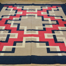 Load image into Gallery viewer, Hand-Woven Southwest Design Wool Reversible Kilim Rug (Size 8.0 X 10.0) Brral-2124