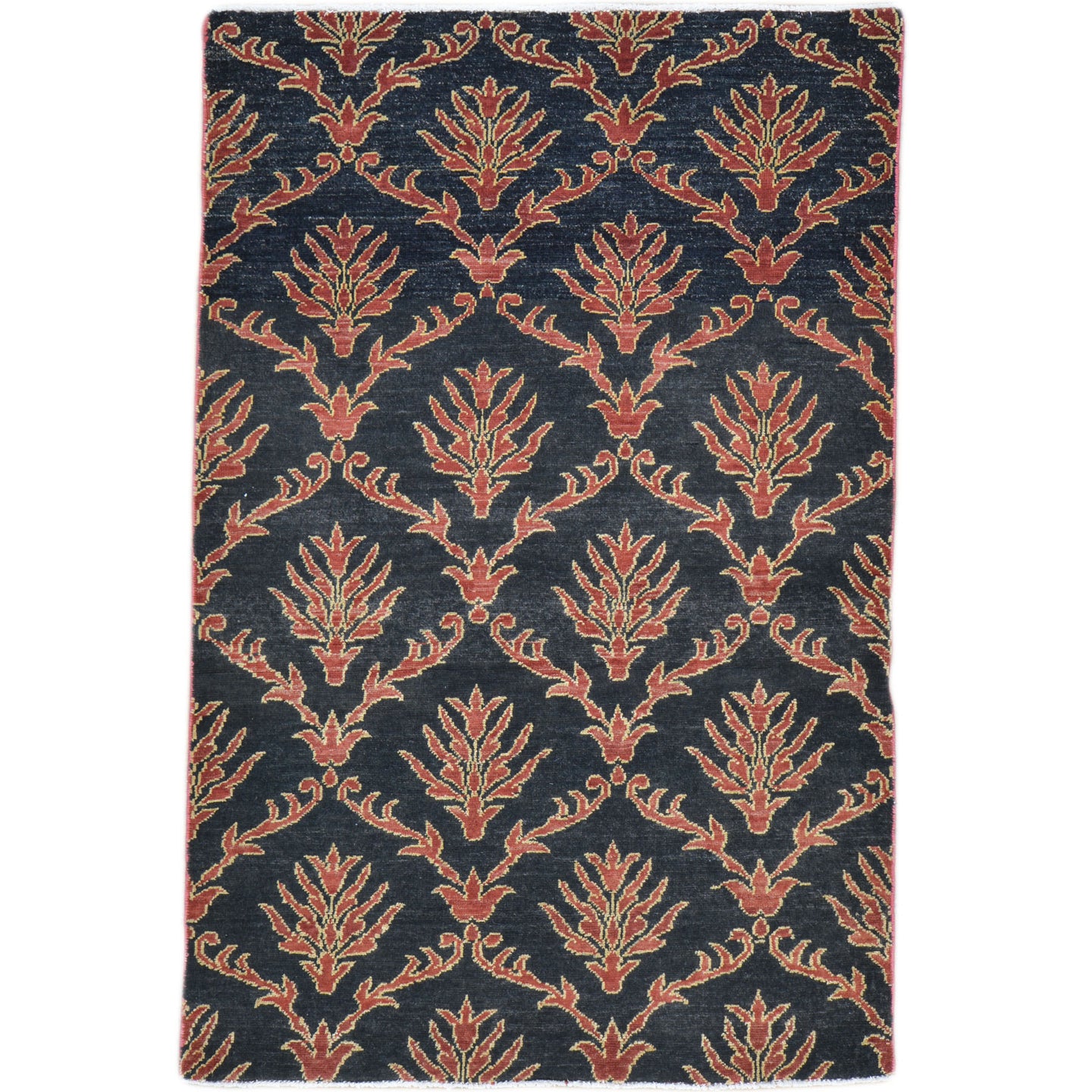 Hand-Knotted Fine Modern Oushak Traditional Design Wool Rug (Size 3.4 X 5.0) Brral-2475