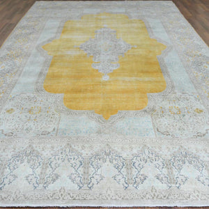 Hand-Knotted Tribal Mahal Traditional Design 100% Wool Rug (Size 9.7 X 13.4) Cwral-8517