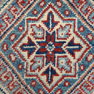 Hand-Knotted Caucasian Design Kazak Wool Handmade Rug (Size 6.0 X 8.8) Cwral-8583