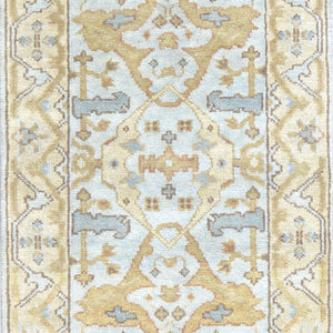 Hand-Knotted Oushak Design 100% Wool Rug Handmade (Size 2.6 X 9.10) Brral-2766