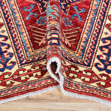 Load image into Gallery viewer, Hand-Knotted Fine Caucasian Super Kazak Design 100% Wool Rug (Size 2.11 X 10.3) Cwral-2793