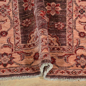 Hand-Knotted Afghan Chobi Tribal Oushak Design 100% Wool Rug (Size 2.6 X 9.8) Brral-2844